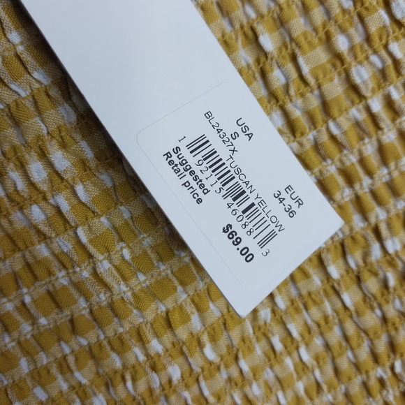 Steve Madden BB Dakota sunshine top Size small cropped - Picture 6 of 10